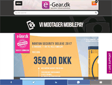 Tablet Screenshot of e-gear.dk